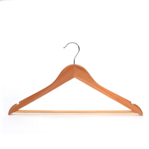 Wooden shirt hanger